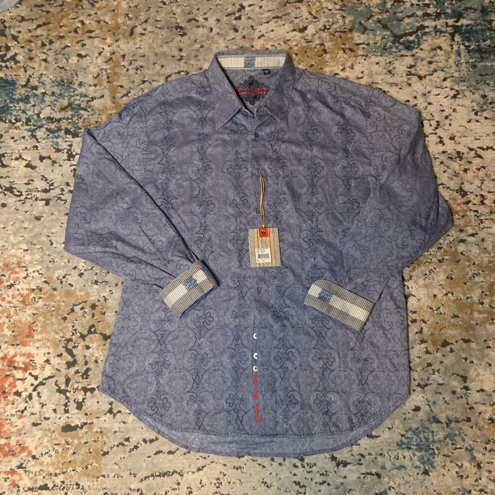 NWT Robert Graham English Button Down Size XXL
